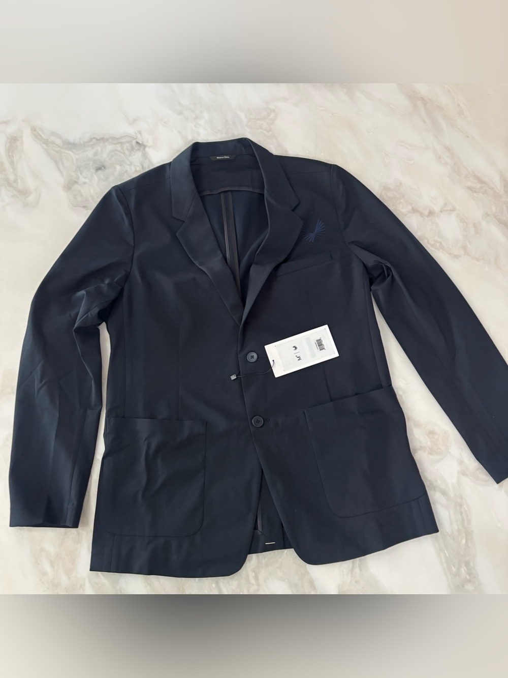 Ministry of Supply x Boom Supersonic Men’s Kinetic Tech Blazer Size XL Navy New